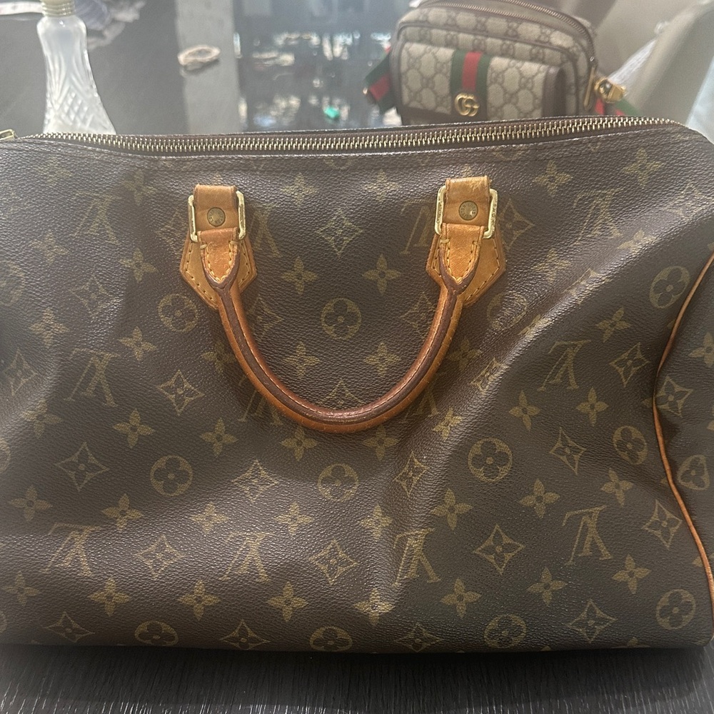 Louis Vuitton Brown Monogram Satchel